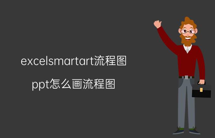 excelsmartart流程图 ppt怎么画流程图？